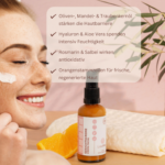 Bio Gesichtscreme – Anti-Aging mit Hyaluronsäure – Feuchtigkeitspflege für trockene & empfindliche Haut – Bild 8
