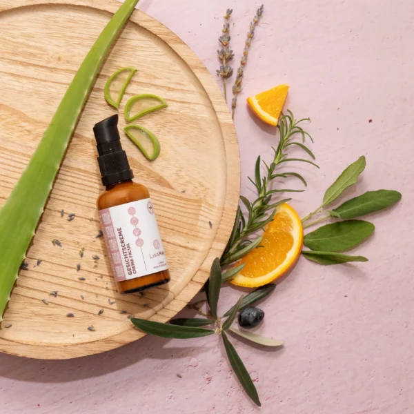 Bio Gesichtscreme – Anti-Aging mit Hyaluronsäure – Feuchtigkeitspflege für trockene & empfindliche Haut