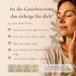 Bio Gesichtscreme – Anti-Aging mit Hyaluronsäure – Feuchtigkeitspflege für trockene & empfindliche Haut – Bild 11