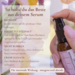 Bio Gesichtsserum – Intensivpflege mit Hyaluron und Pflanzenkraft – Feuchtigkeit und Glow für jeden Hauttyp – Bild 12