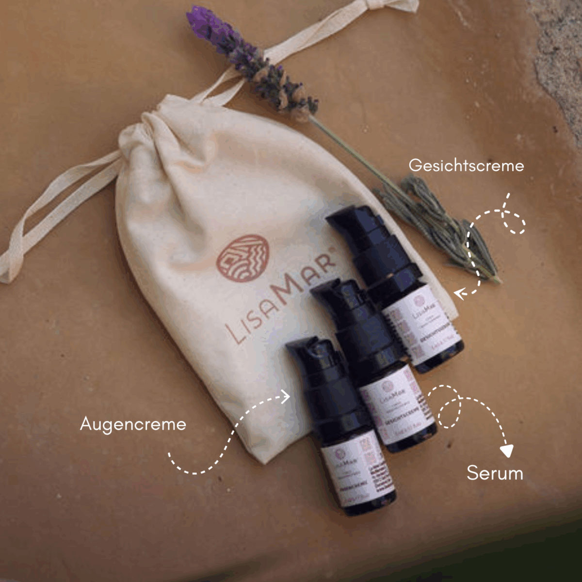 Kennenlern-Set mit handgenähter Kosmetiktasche – mediterrane Pflege zum Entdecken - Image 5