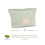 Kosmetiktasche aus Baumwolle. Handgefertigt in Barcelona – Stylisch, praktisch, für unterwegs – Bild 4