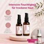 Creme und Serum gegen trockene haut