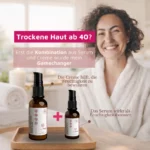 Gesichtscreme und Serum mit Orangenstammzellen. Feuchtigkeitsboost für strahlende Haut ab 40 – Bild 4