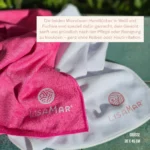 2er-Set Microfaser Gesichtshandtücher – Weiß und Fuchsia, weich & schnell trocknend – Bild 2