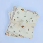 3er-Set waschbare Abschminkpads aus 100 % Baumwolle, handgemacht – perfekt für sensible Haut.