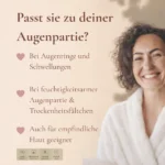 Augencreme gegen Augenschwellungen und Augenringe inkl. Gua Sha Pils GRATIS – Bild 9