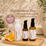 Gesichtscreme und Serum mit Orangenstammzellen. Feuchtigkeit & Regeneration