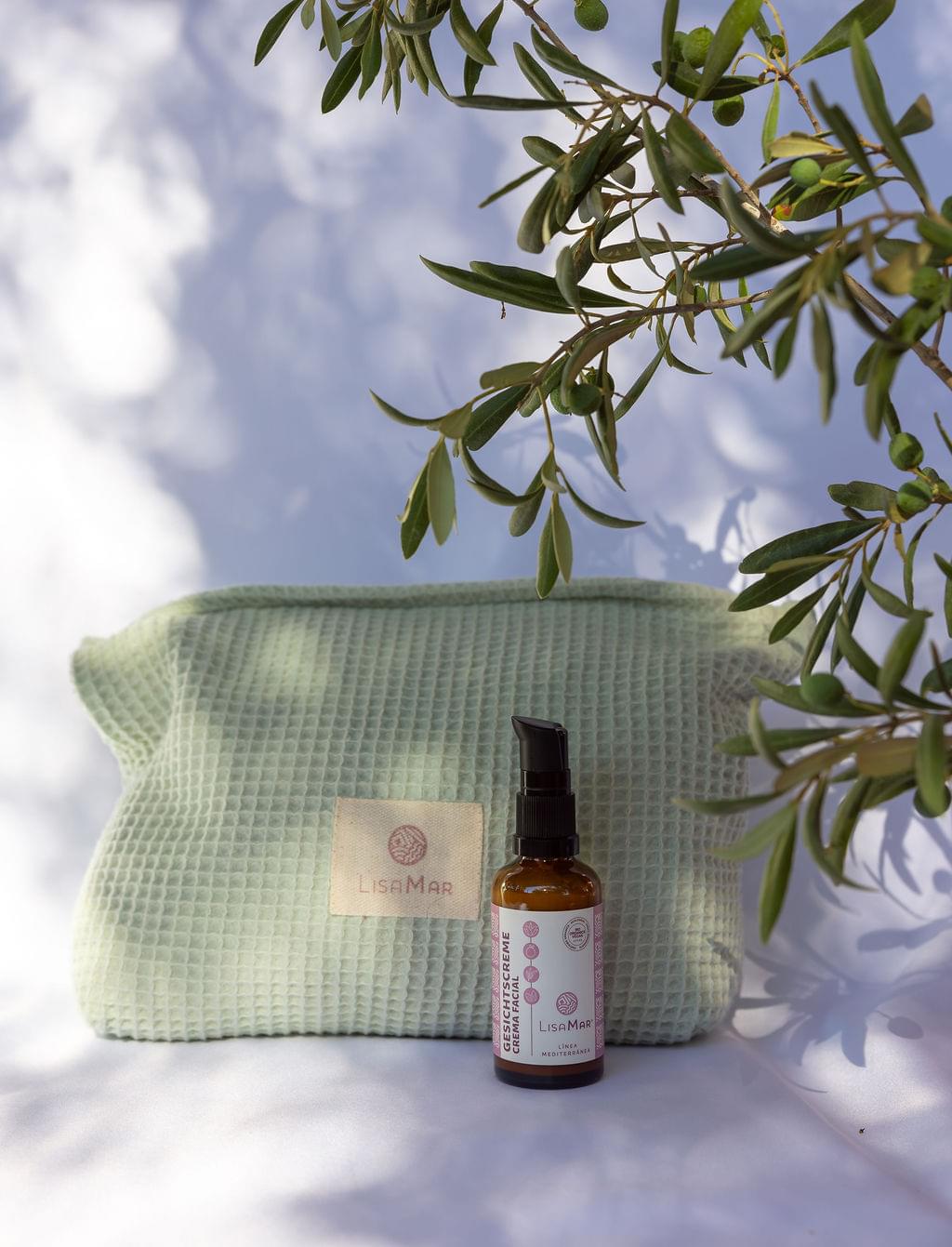 Gesichtsserum –  mit Hyaluron und Pflanzenkraft - handgefertigter Kosmetiktasche GRATIS – Bild 2