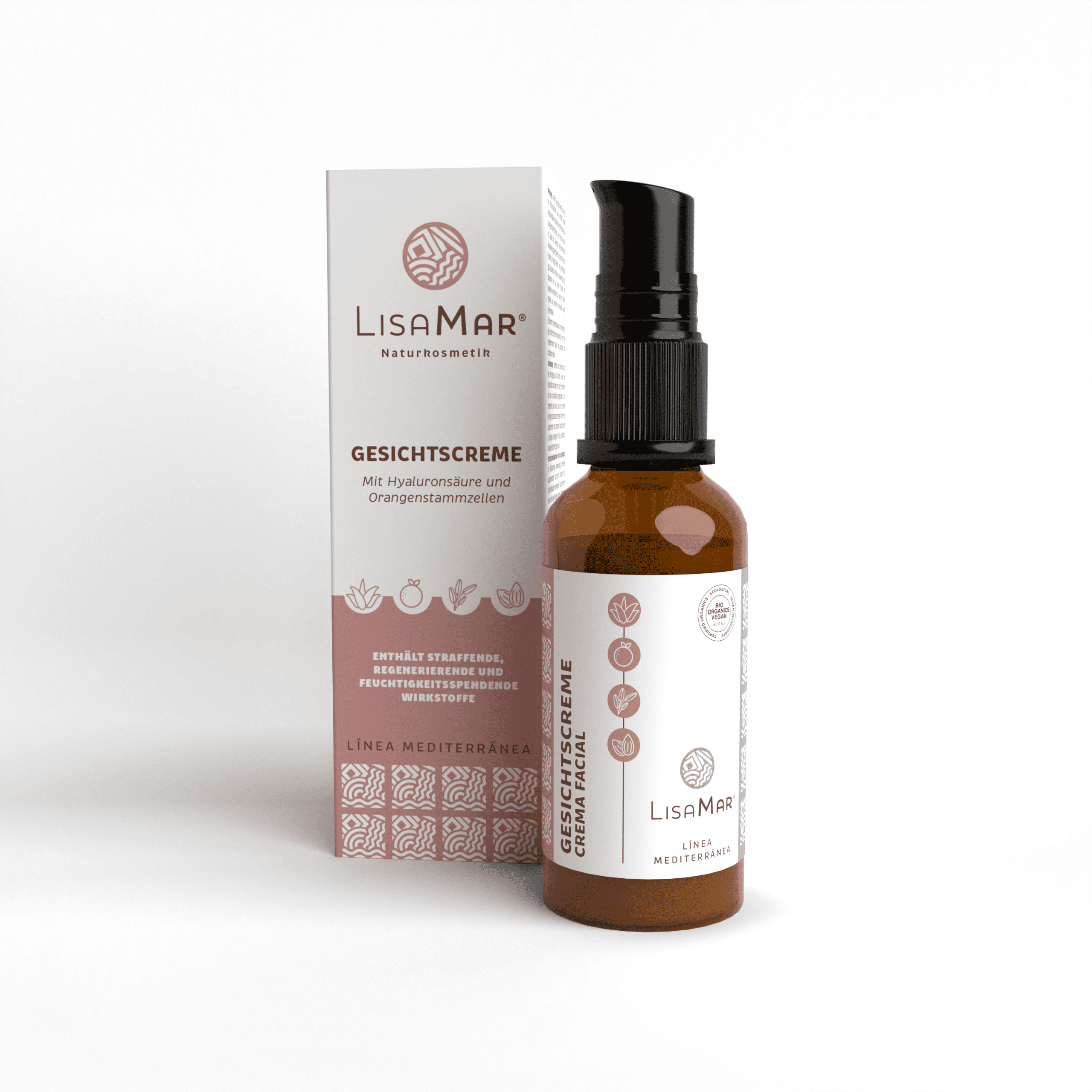 Gesichtscreme – Anti-Aging mit Hyaluronsäure – Feuchtigkeitspflege für trockene & empfindliche Haut – Bild 2