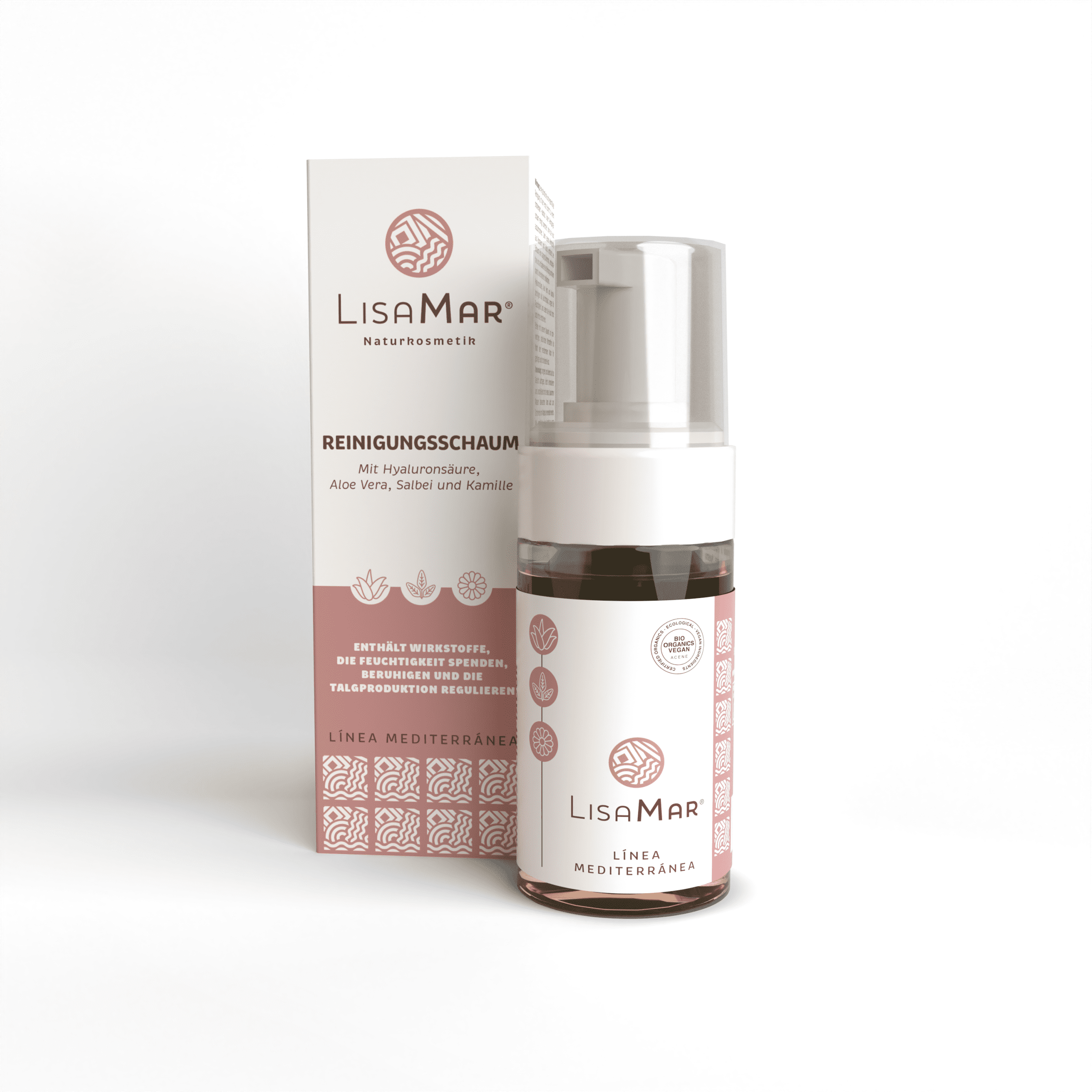 Gesichtsreinigung gegen Unreinheiten. Natürlich, Bio und Vegan. Mit Aloe Vera und Kamille – Feuchtigkeitsspendend – Bild 2