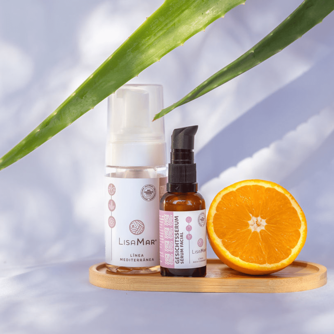 Serum und Reinigungsschaum Set Sanfte Reinigung & Serum mit Hyaluron - porentiefe Reinigung und frischer Glow – Bild 1