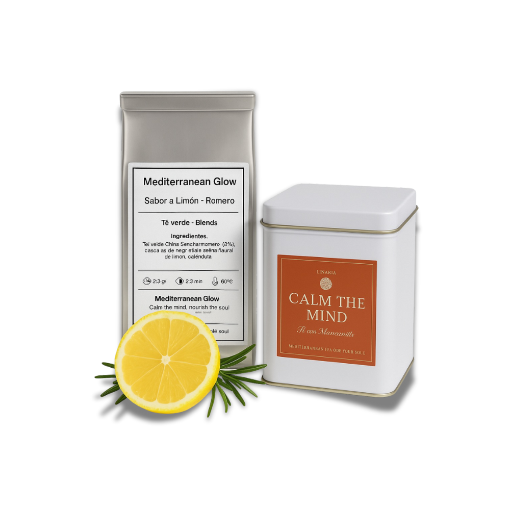 Tee Mediterraner Kräutertee mit Zitrone & Rosmarin – inspiriert von der Ruhe des Mittelmeers – Bild 1